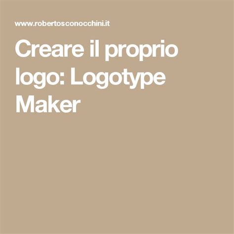 logog maker|creare il proprio logo.